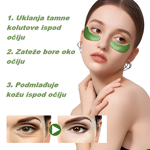 Maska za oči sa kolagenom od morskih algi | Maska za podočnjake 1 + 1 Gratis!